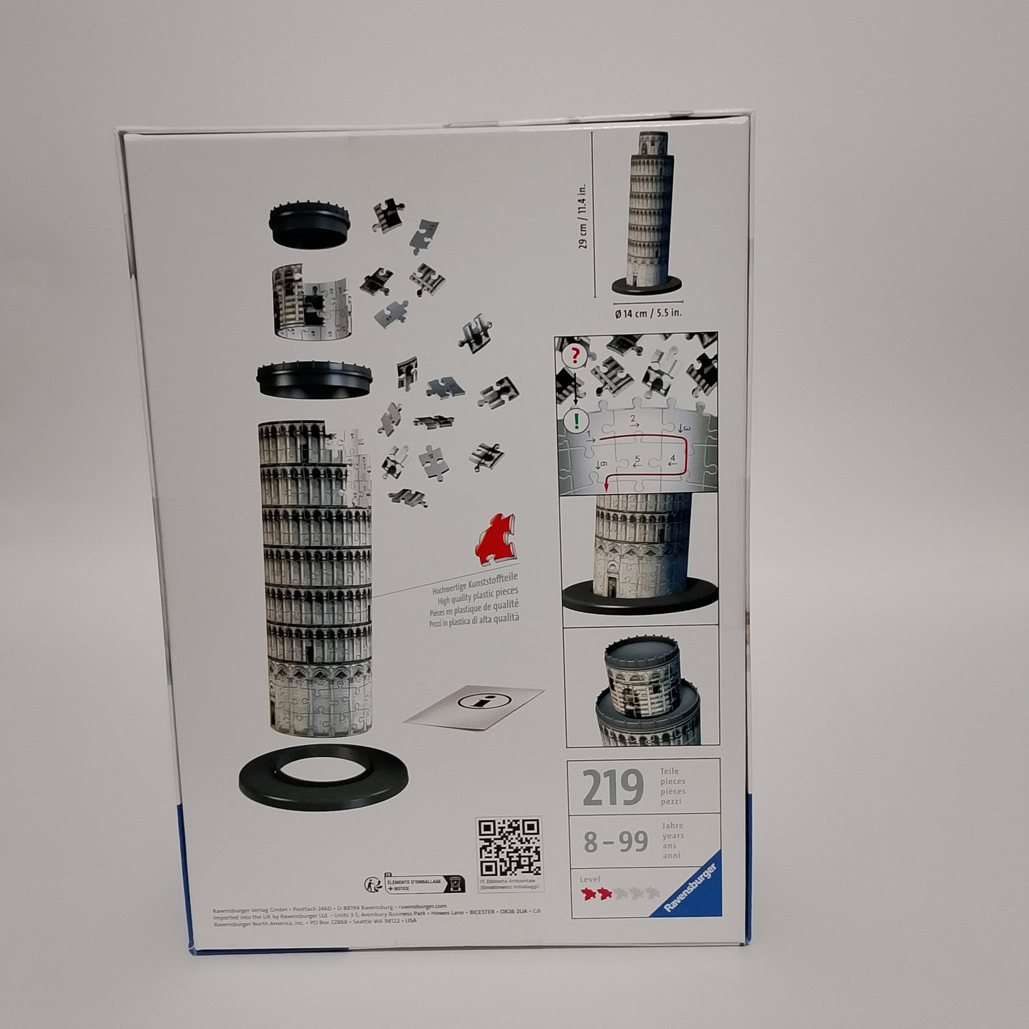 puzzle torre di pisa retro