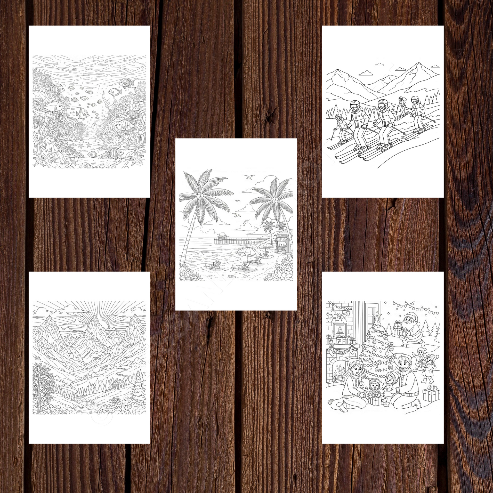 vacanze da colorare 1 serie