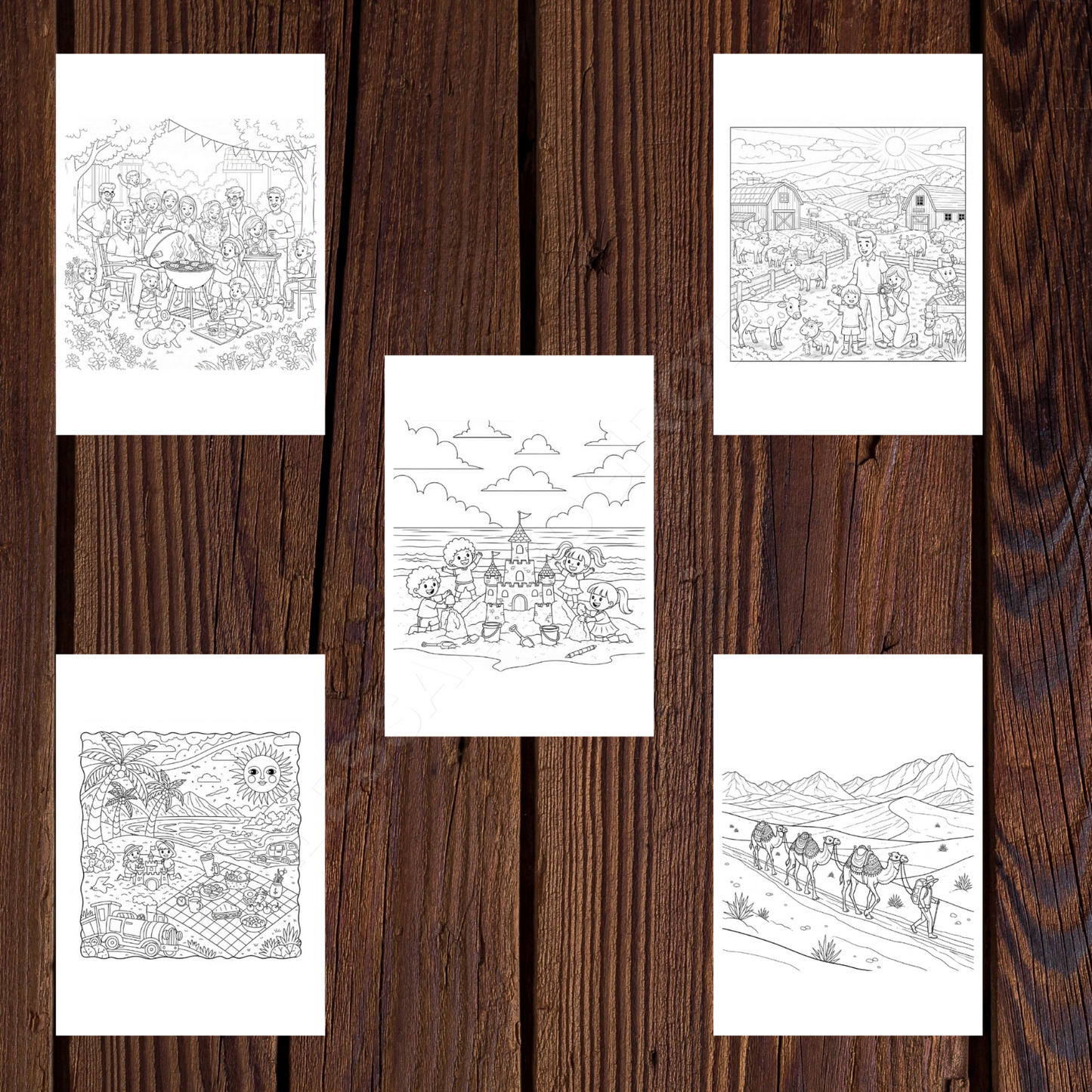 vacanze da colorare 2 serie