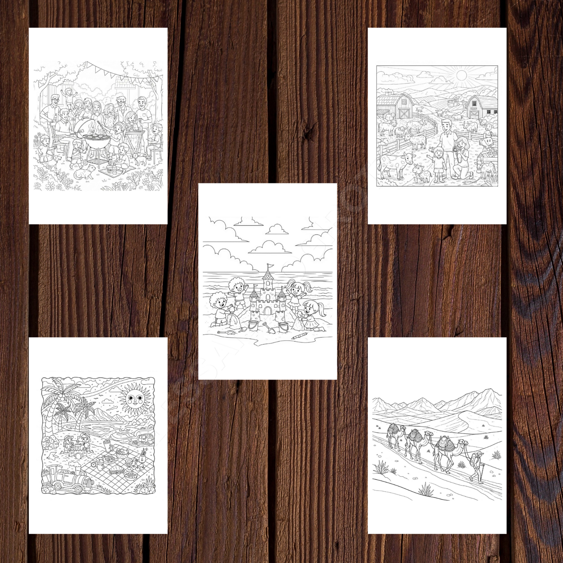 vacanze da colorare 2 serie